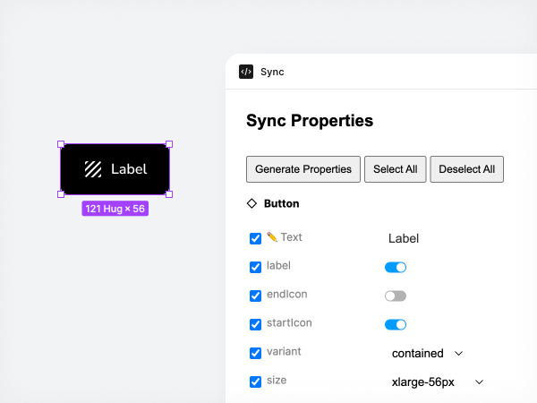 Sync plugin: customize multiple components simultaneously